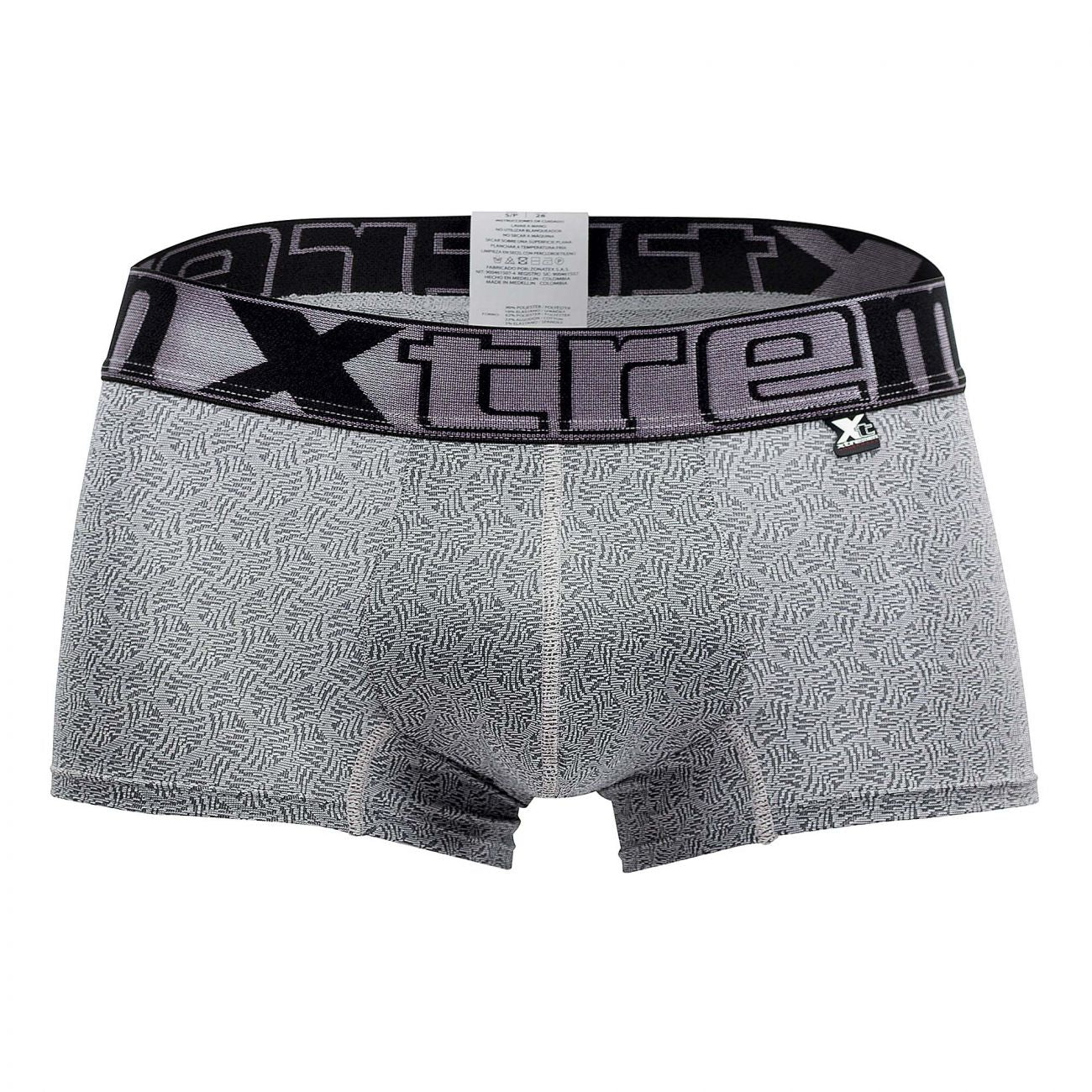 Xtremen 51478C Microfiber Jacquard Trunks Color Gray - Image 5