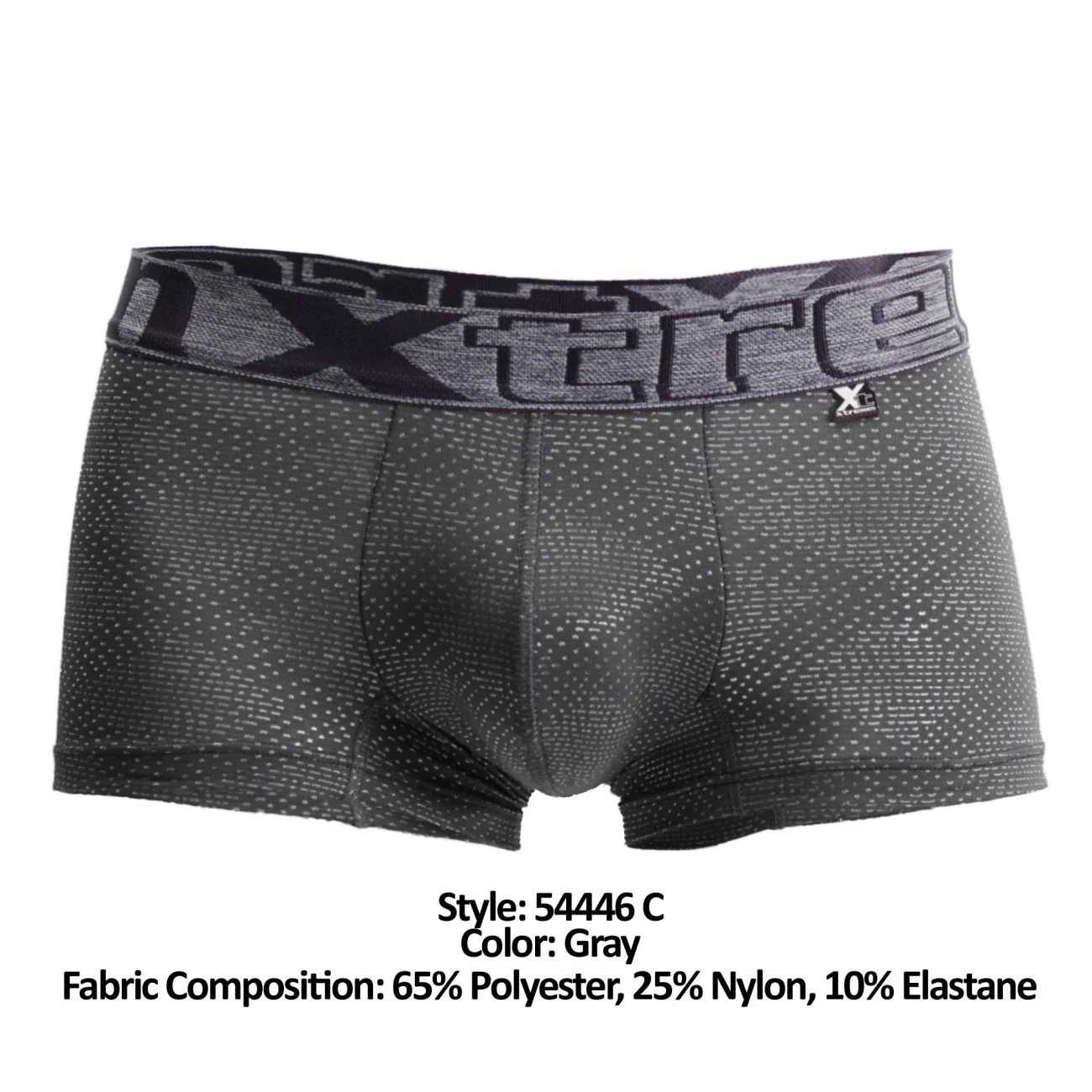 Xtremen 54446C Jacquard Stripes Boxer Briefs Color Gray - Image 8