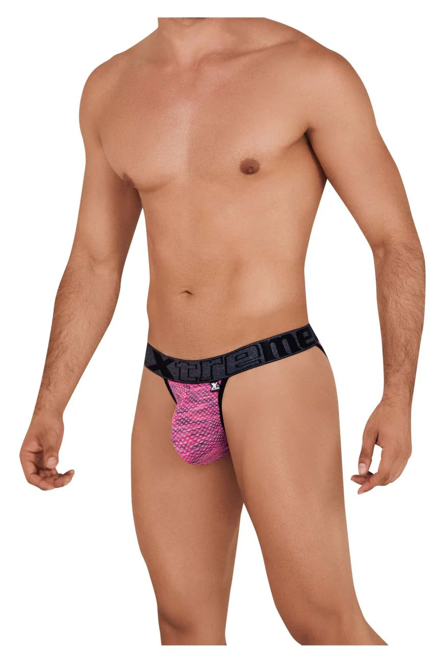 Xtremen 91098X Microfiber Mesh Bikini Color Pink - Image 4