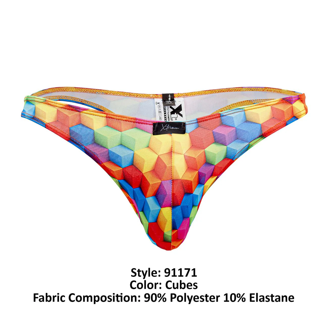 Xtremen 91171 Printed Thongs Color Cubes - Image 8