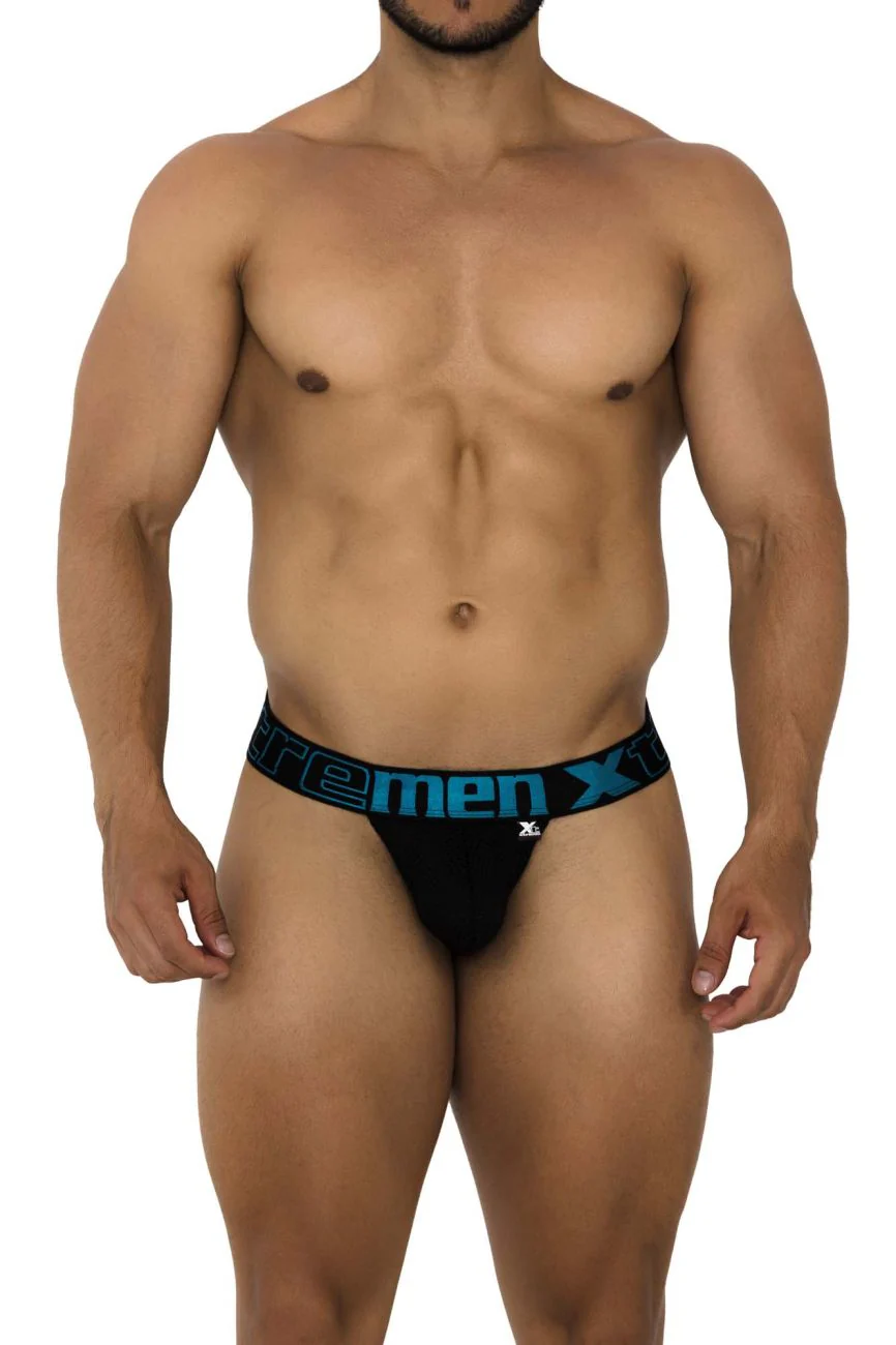 Xtremen 91184 Mesh Thongs Color Black - Image 2
