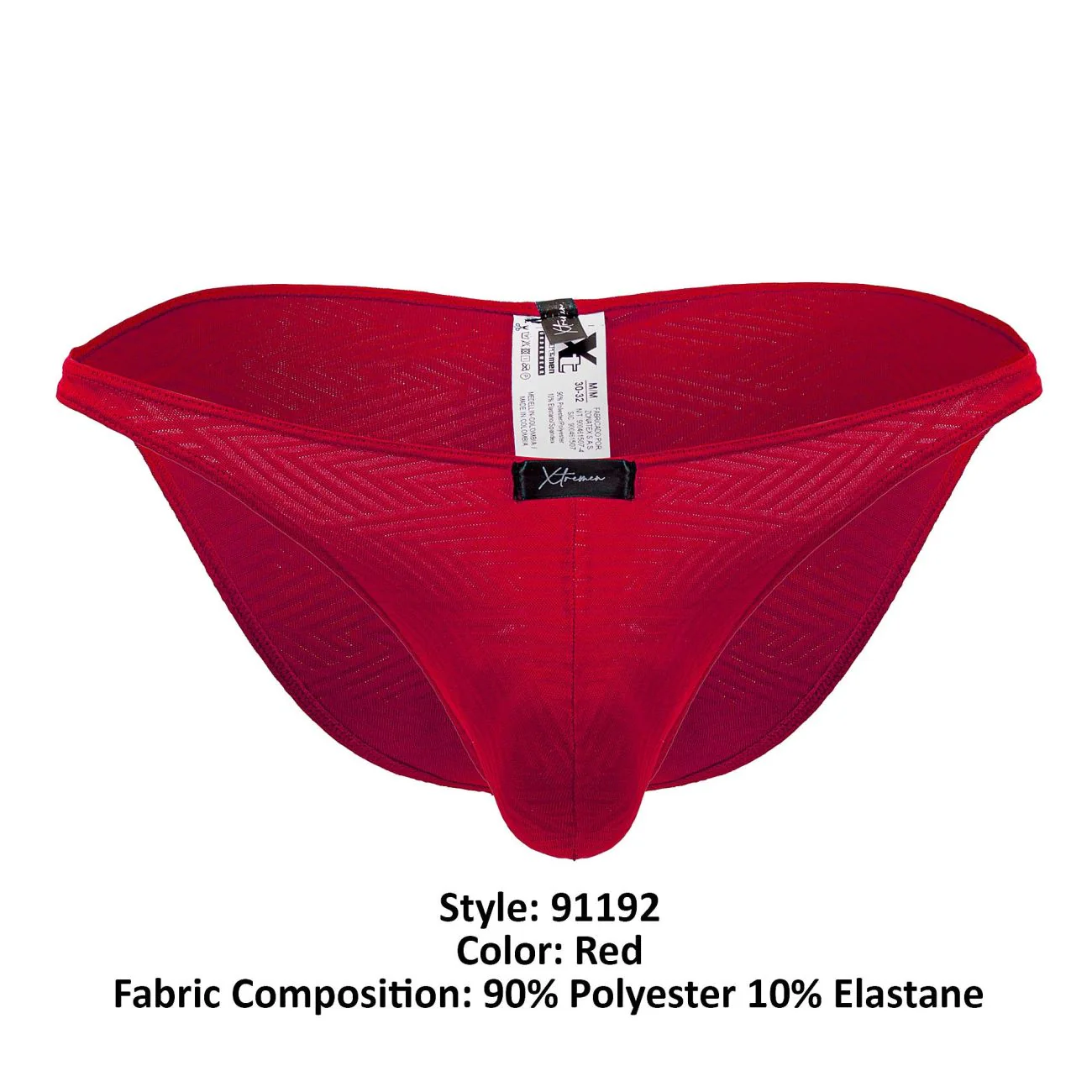 Xtremen 91192 Jacquard Bikini Color Red - Image 8