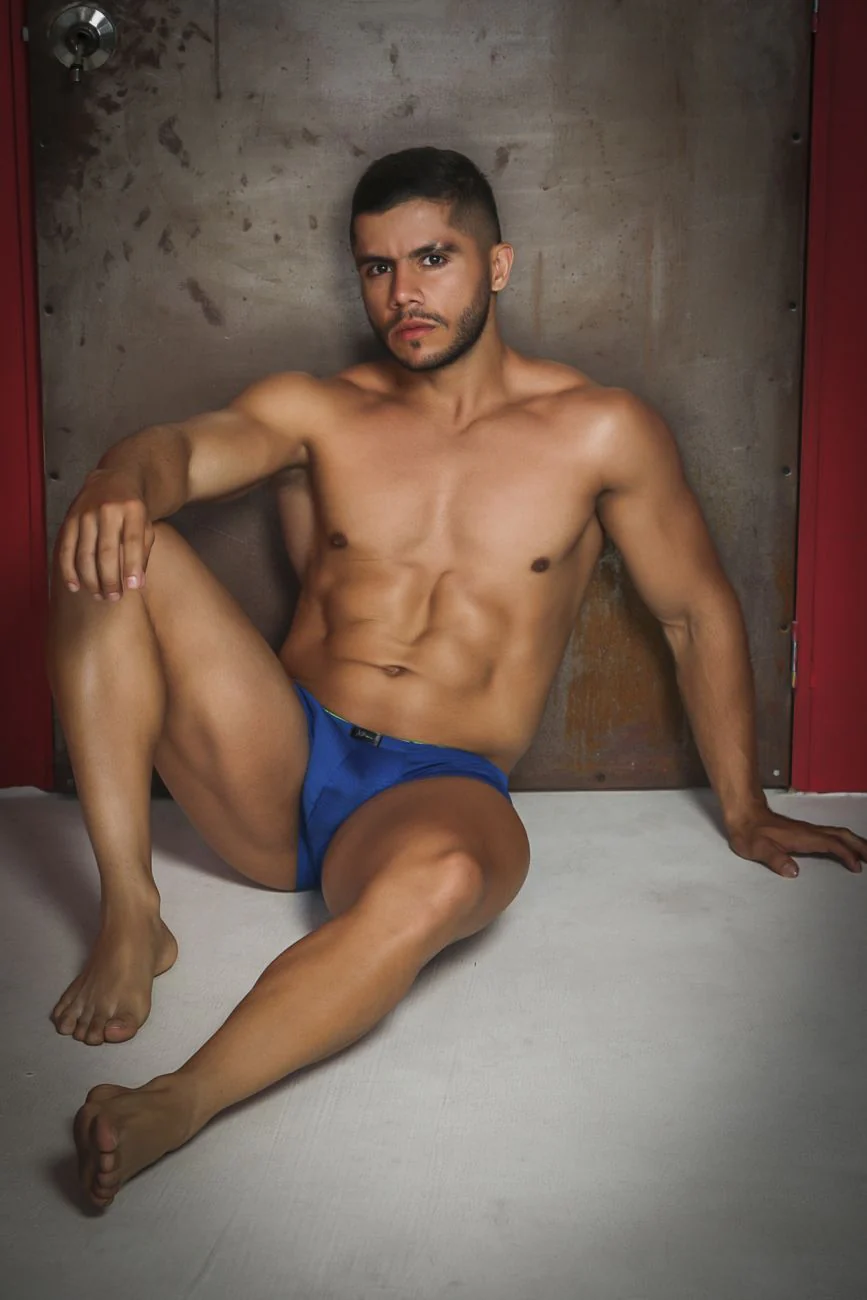 Xtremen 91192 Jacquard Bikini Color Royal Blue - Image 9