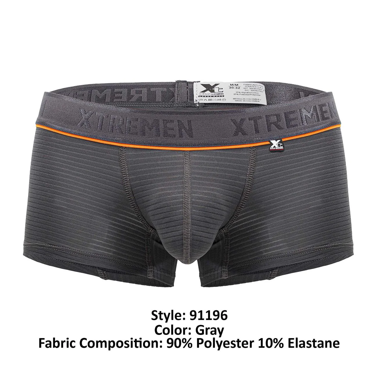 Xtremen 91196 Jacquard Trunks Color Gray - Image 8
