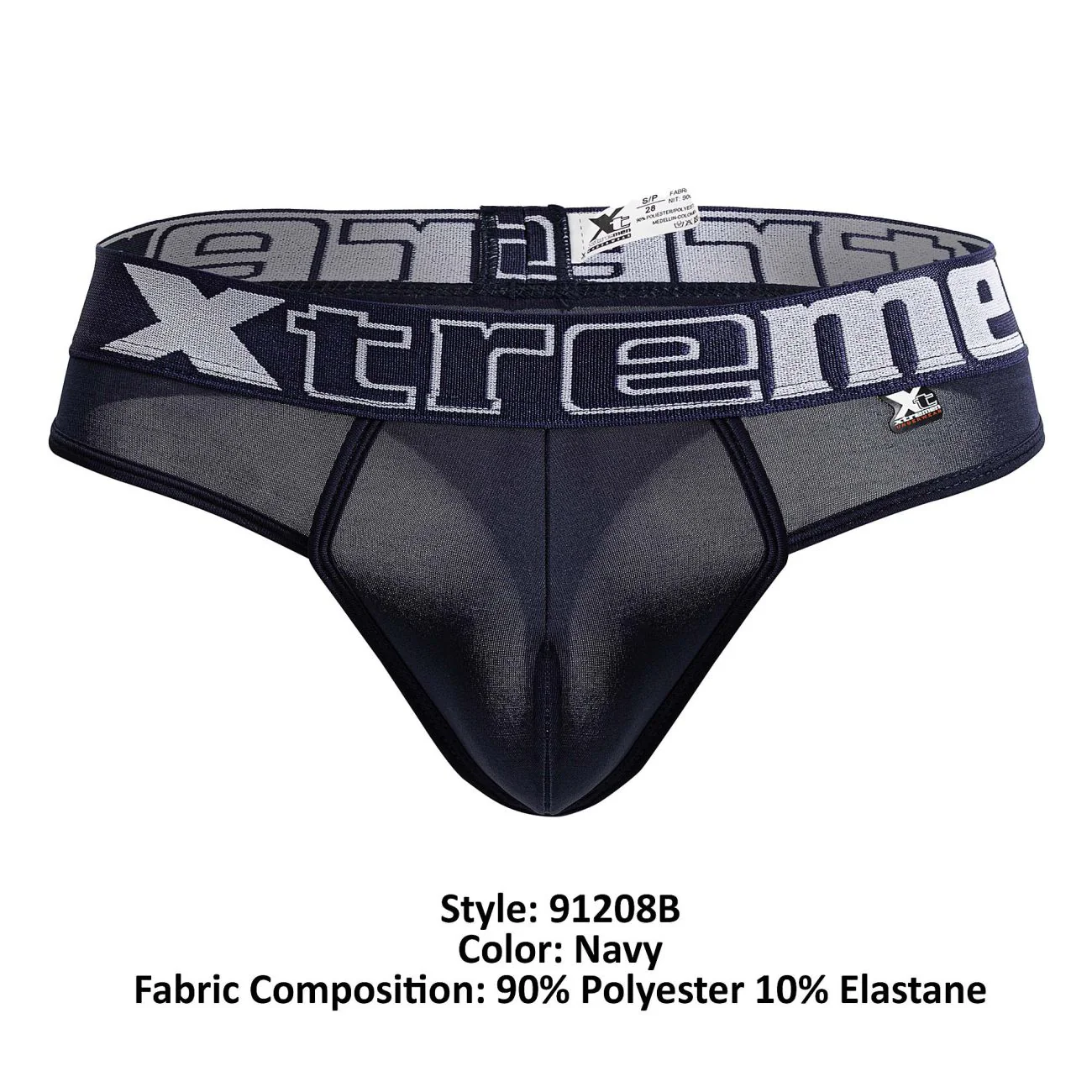 Xtremen 91208B Microfiber Thongs Color Navy - Image 8