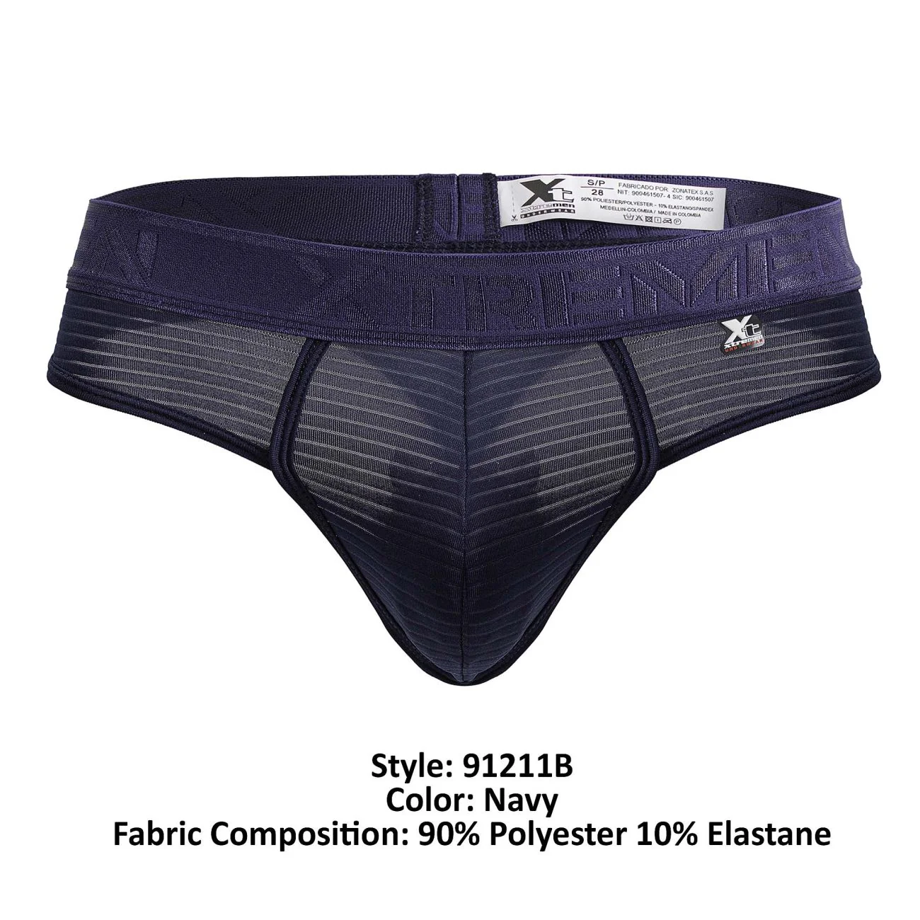 Xtremen 91211B Microfiber Thongs Color Navy - Image 8