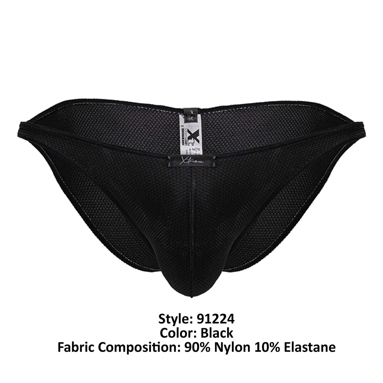 Xtremen 91224 Microfiber Bikini Color Black - Image 8