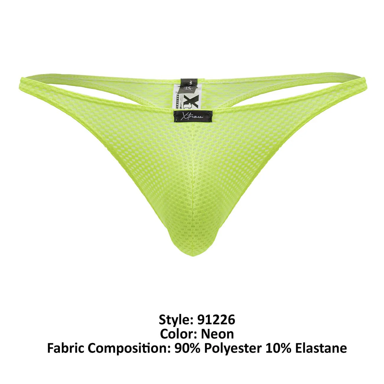 Xtremen 91226 Microfiber Thongs Color Neon Green - Image 8