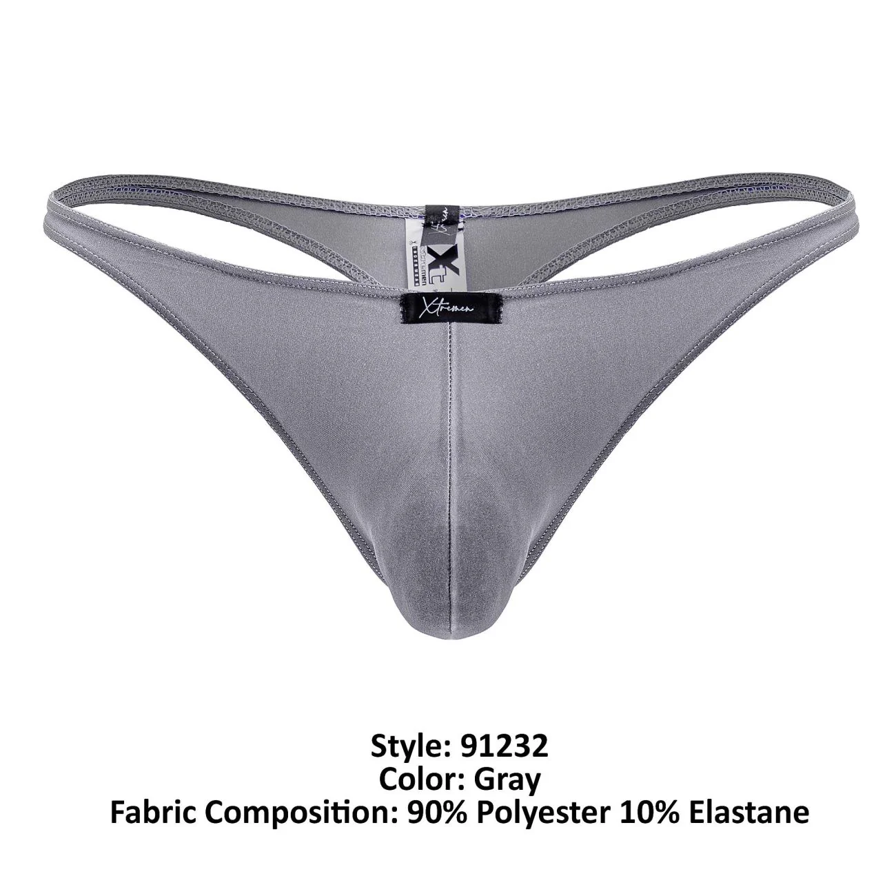 Xtremen 91232 Microfiber Thongs Color Gray - Image 8