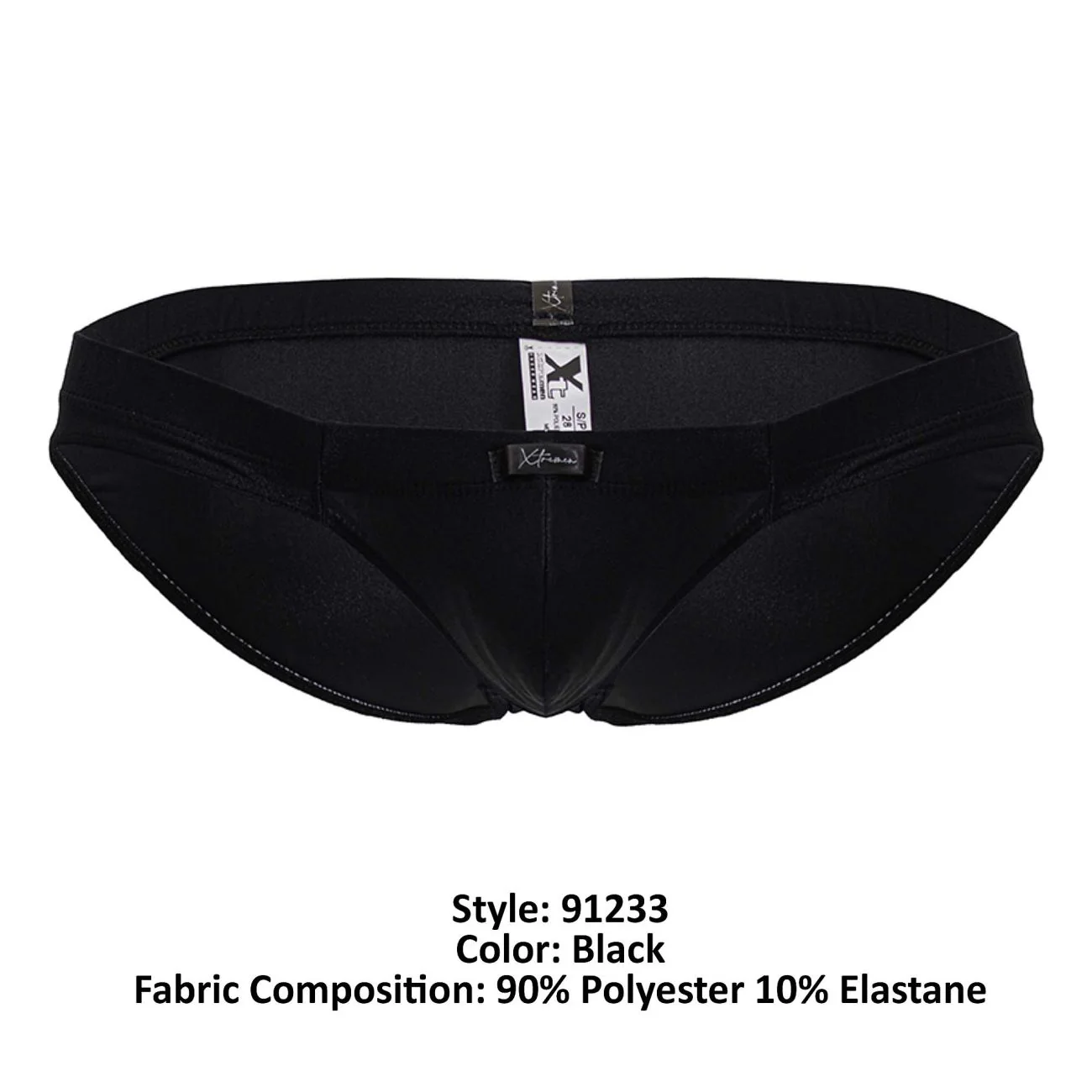 Xtremen 91233 Microfiber Briefs Color Black - Image 8