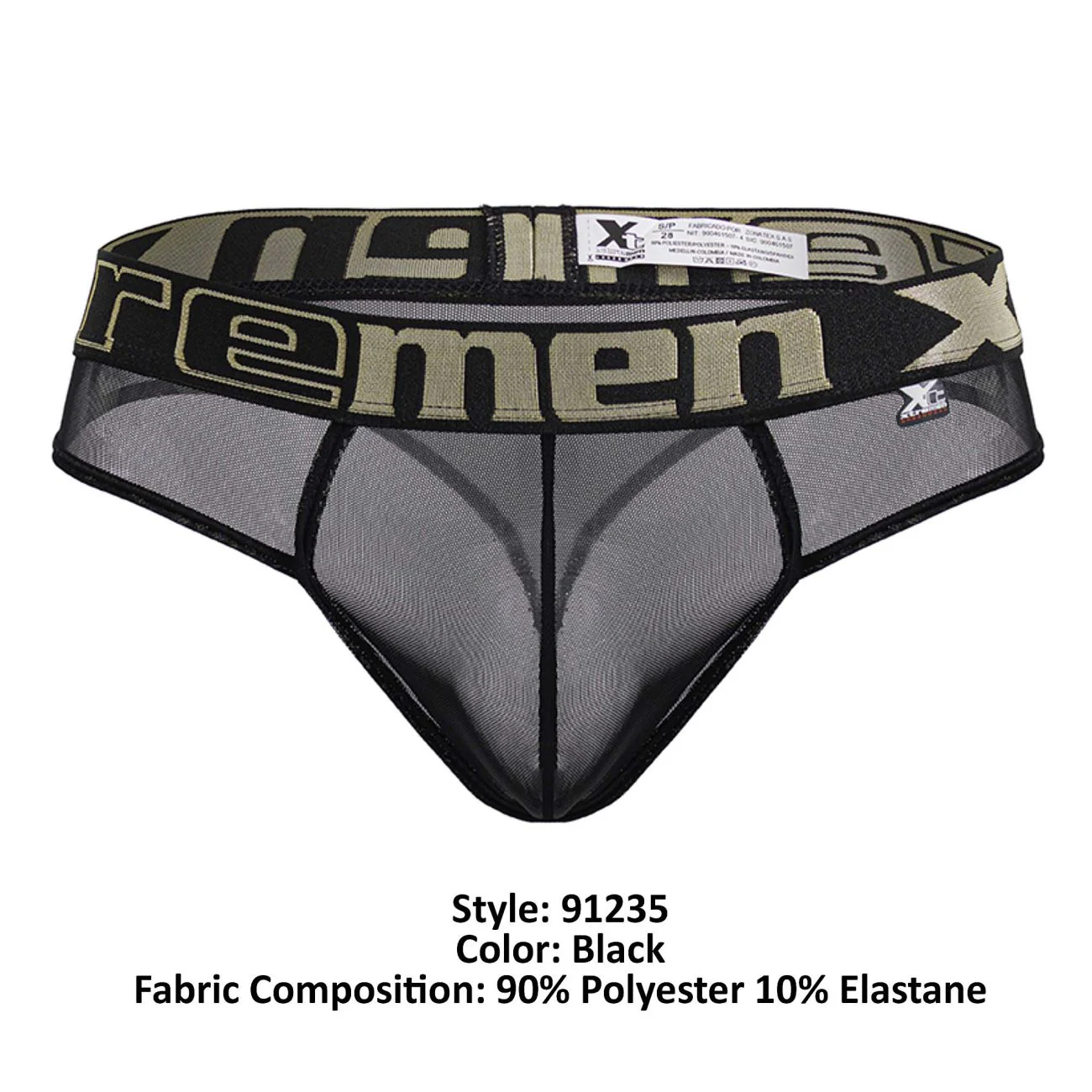 Xtremen 91235 Microfiber Thongs Color Black - Image 8