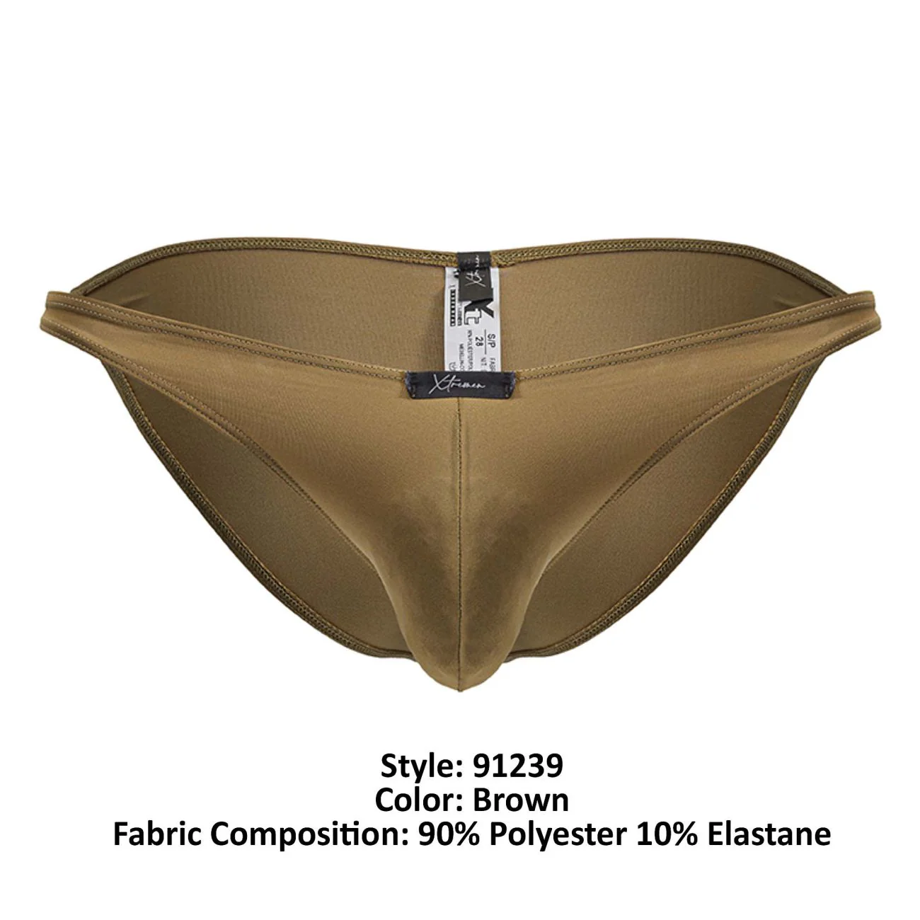 Xtremen 91239 Microfiber Bikini Color Brown - Image 8