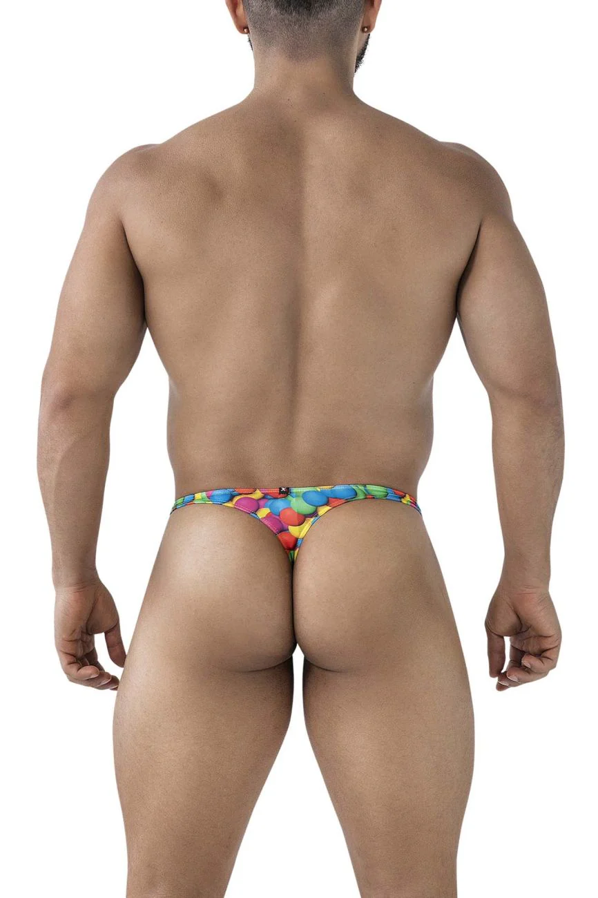 Xtremen 91247 Printed Thongs Color Bubbles - Image 3