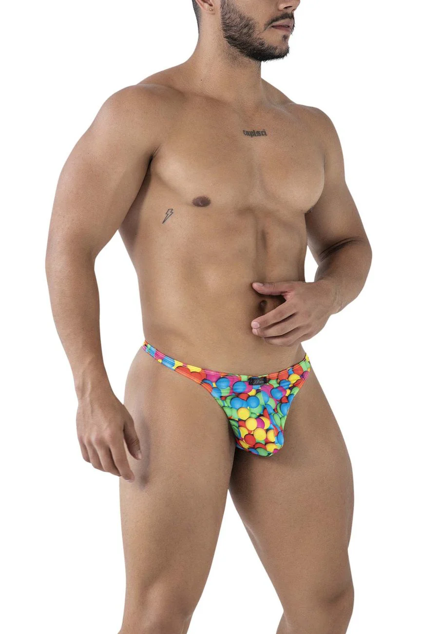 Xtremen 91247 Printed Thongs Color Bubbles - Image 4