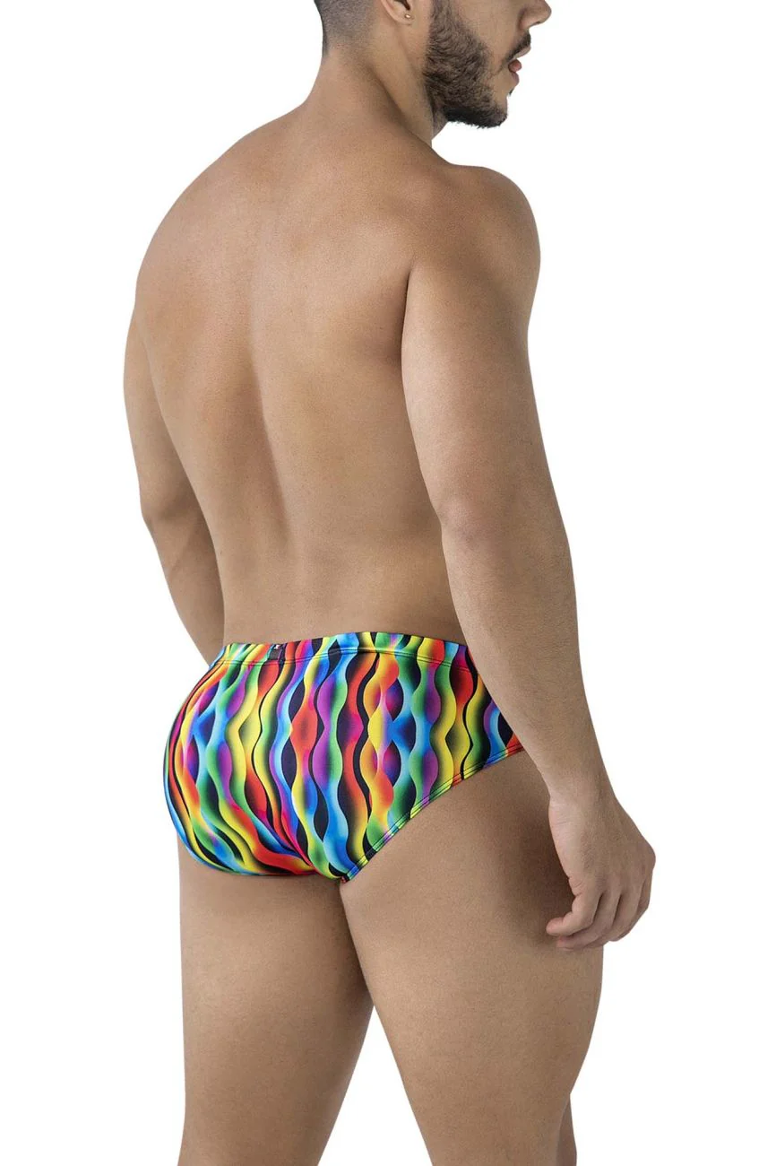Xtremen 91248 Printed Briefs Color Waves - Image 3