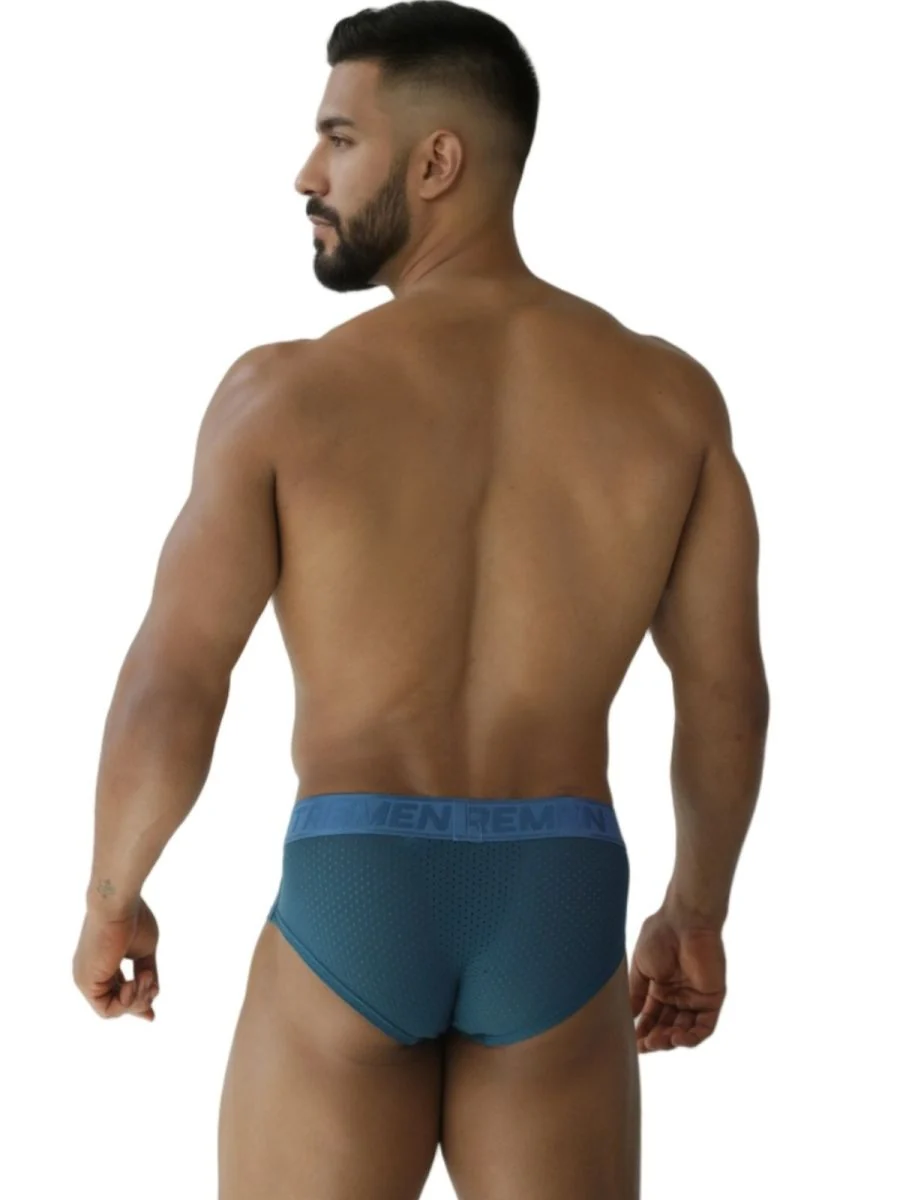 Xtremen 91250 Microfiber Mesh Briefs Color Petrol - Image 3