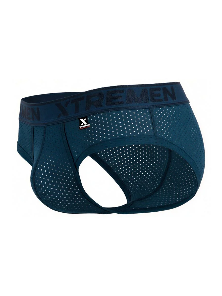 Xtremen 91250 Microfiber Mesh Briefs Color Petrol - Image 7