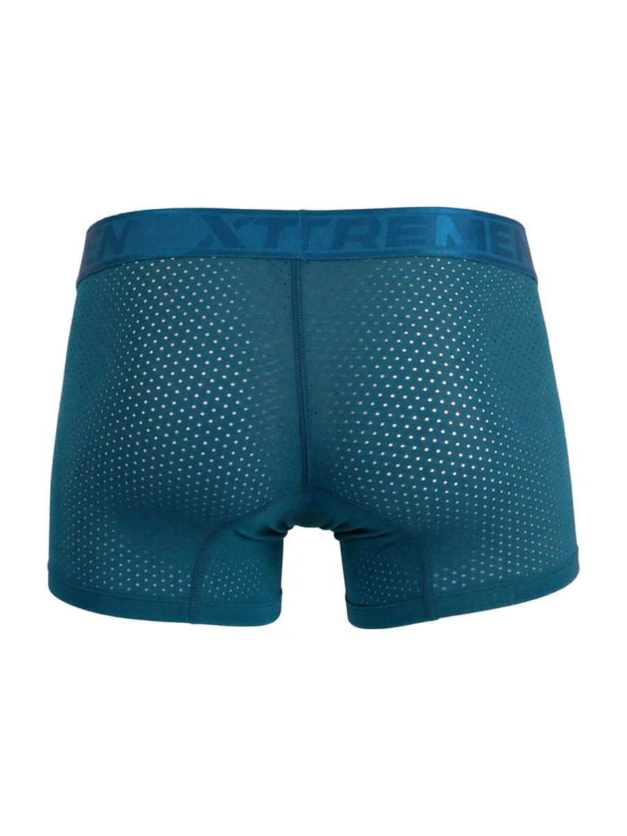 Xtremen 91251 Microfiber Mesh Boxer Briefs Color Petrol - Image 6