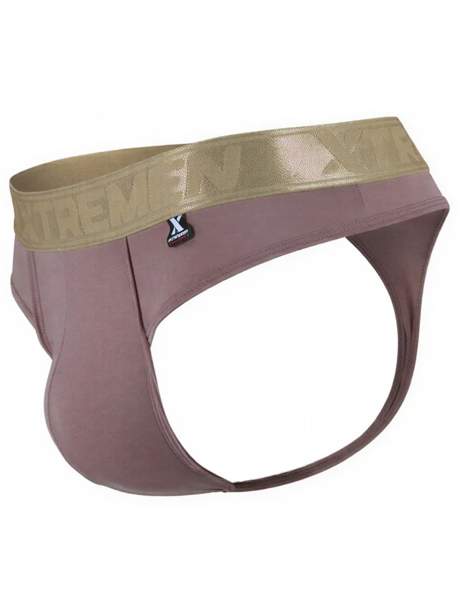 Xtremen 91253 Mens Underwear Microfiber Thongs Sleek and Supportive Color Khaki - Image 7