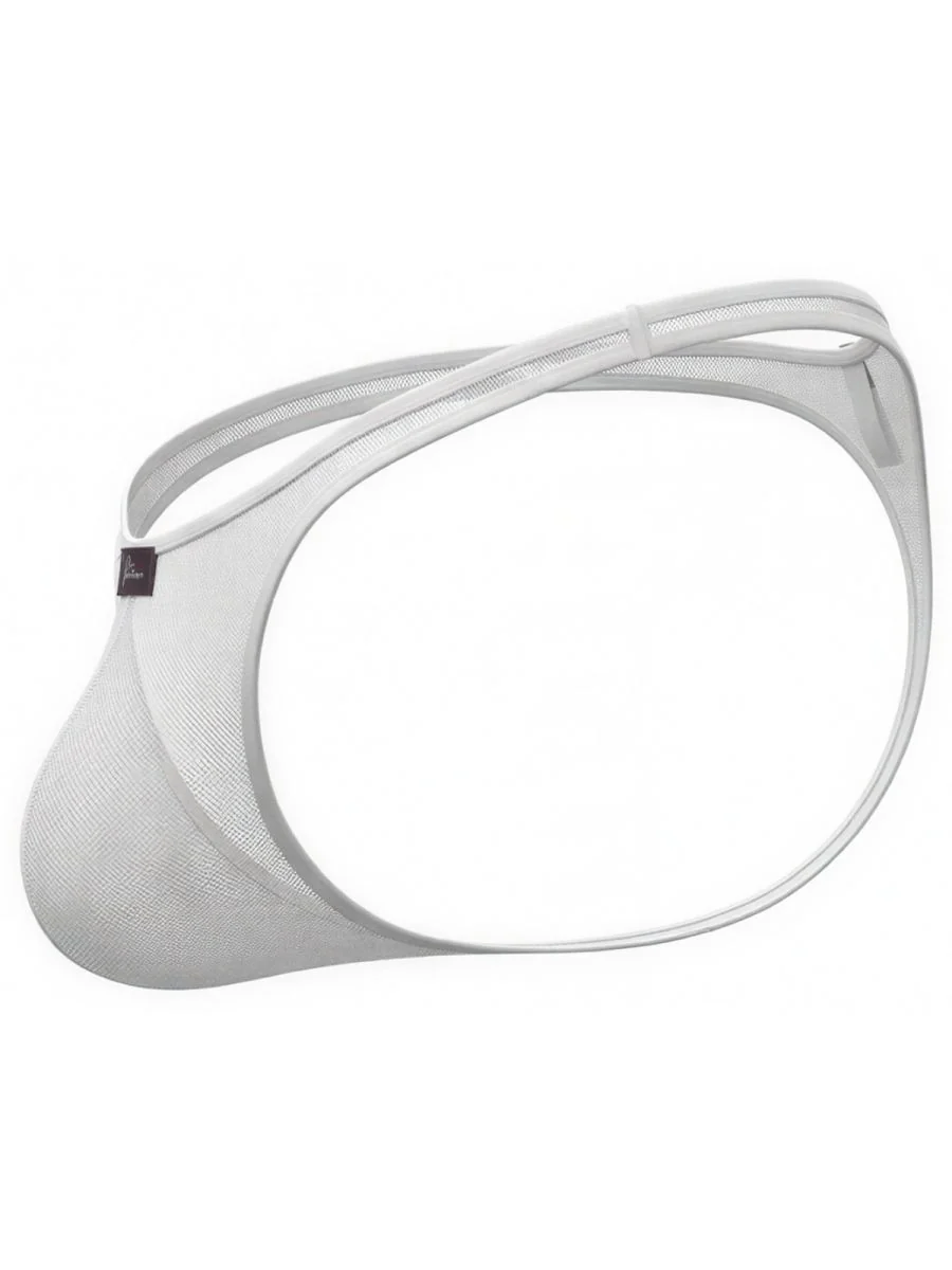 Xtremen 91254 Mens Underwear Sleek Microfiber Thongs Color White - Image 7