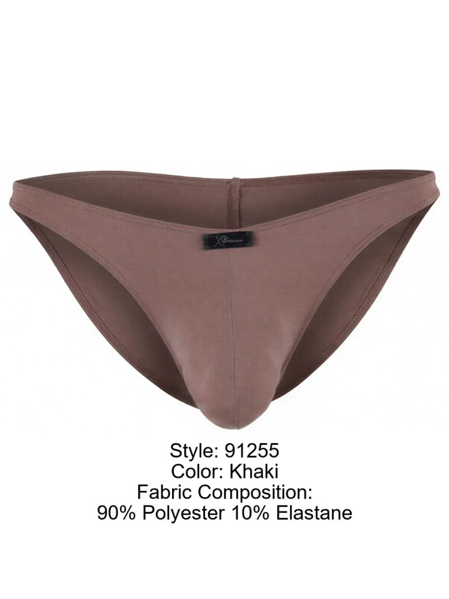 Xtremen 91255 Mens Underwear Sleek Microfiber Bikini Color Khaki - Image 8