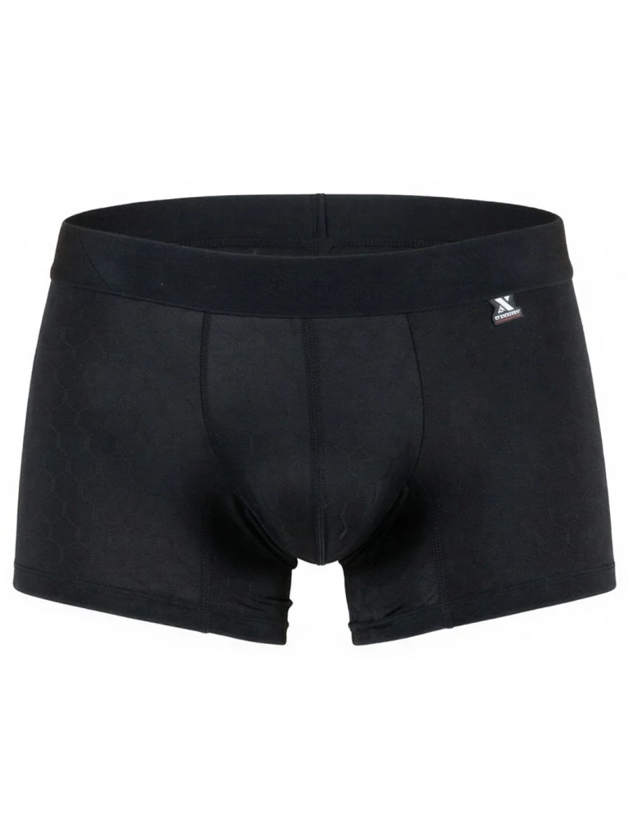 Xtremen 91256 Mens Underwear Sleek Microfiber Boxer Briefs Color Black - Image 5
