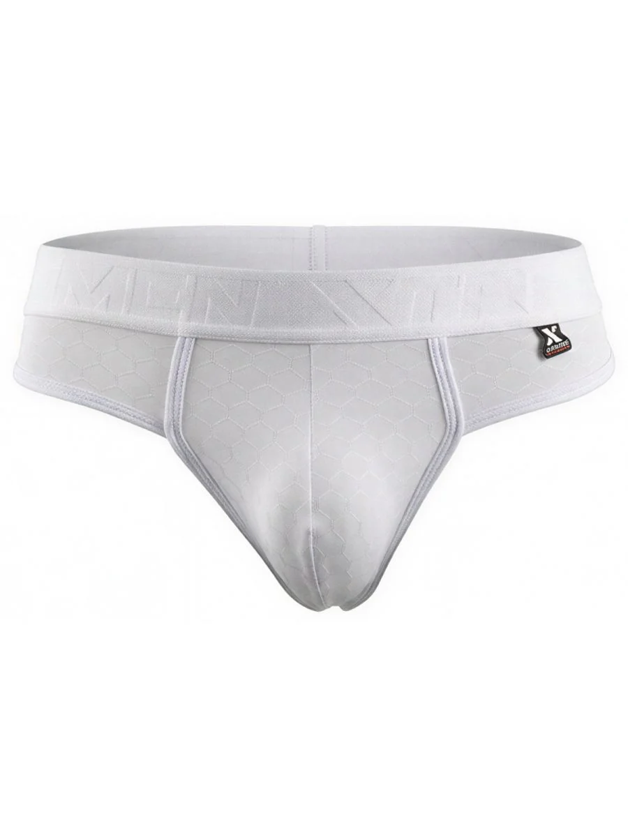 Xtremen 91257 Mens Underwear Sleek Microfiber Comfort Thongs Color White - Image 5