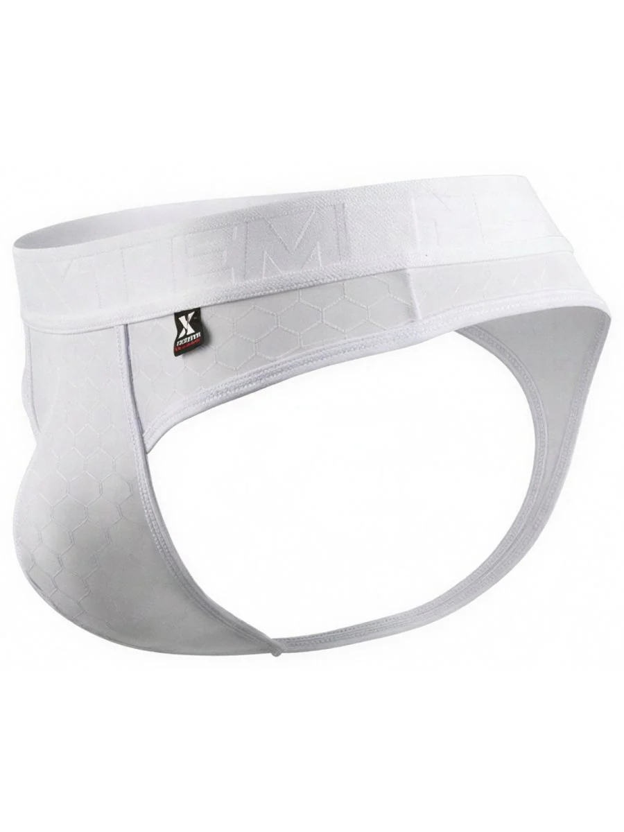 Xtremen 91257 Mens Underwear Sleek Microfiber Comfort Thongs Color White - Image 7