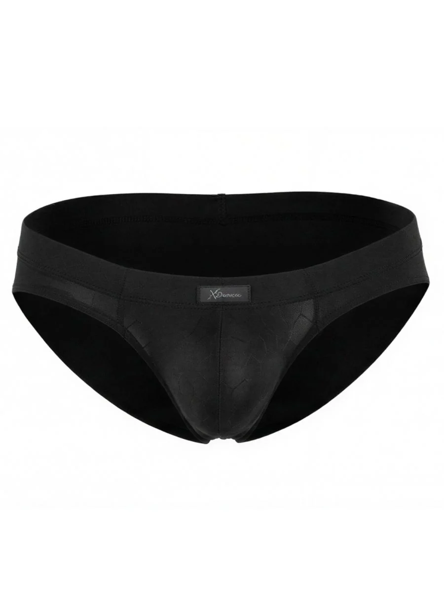 Xtremen 91258 Mens Underwear Sleek Microfiber Briefs Color Black - Image 5
