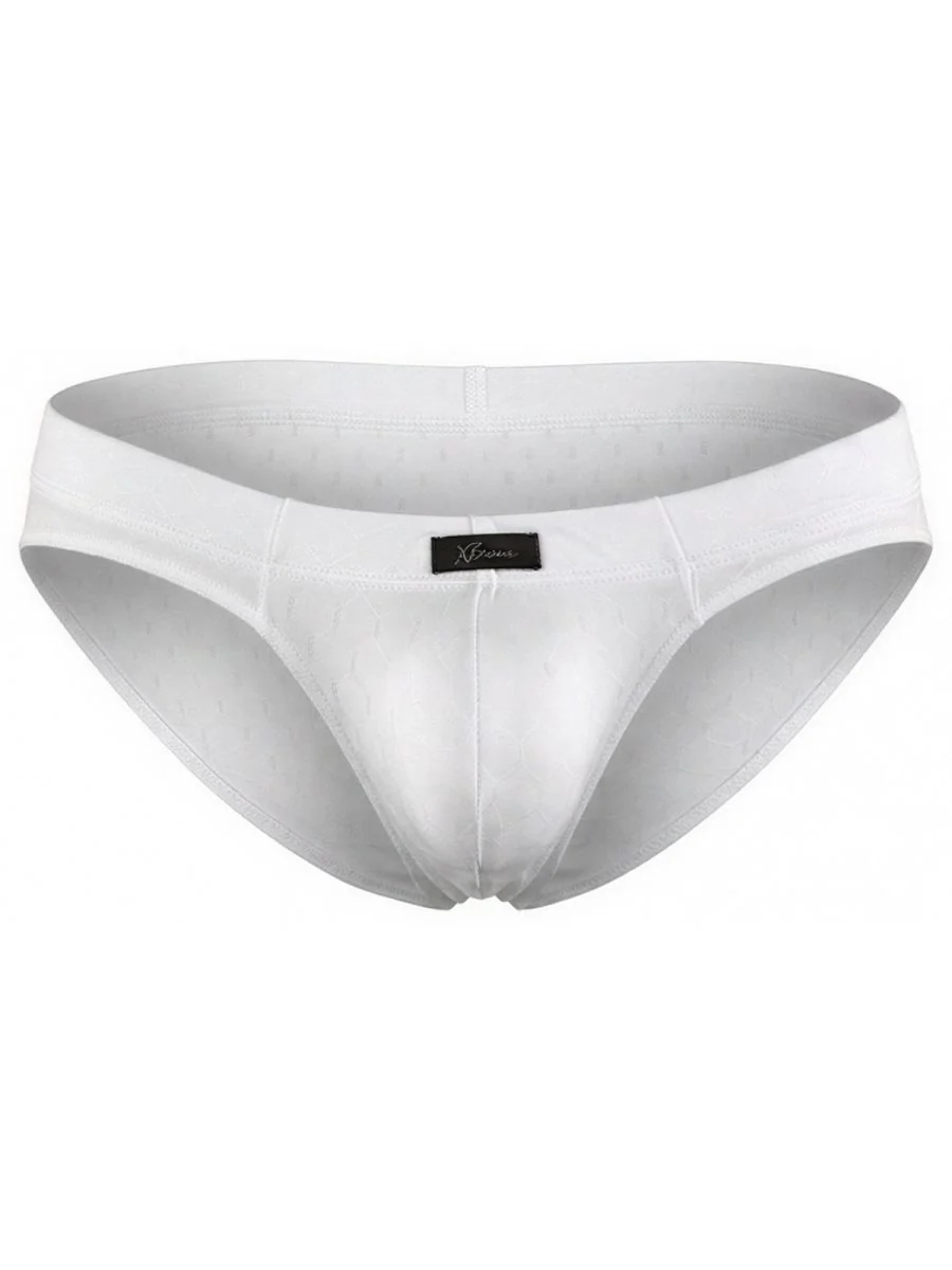 Xtremen 91258 Mens Underwear Sleek Microfiber Briefs Color White - Image 5