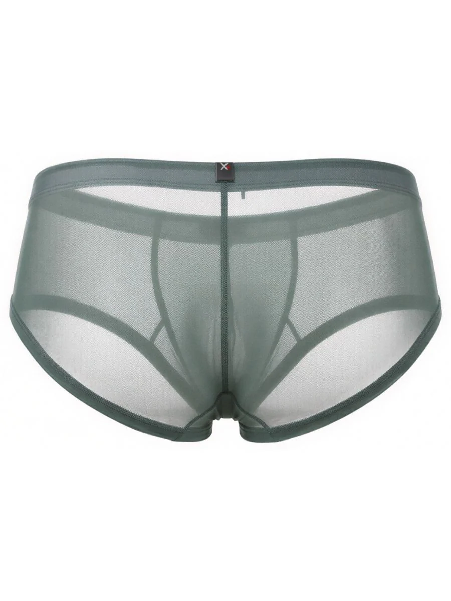 Xtremen 91263 Mens Underwear Microfiber Mesh Briefs Color Green - Image 6