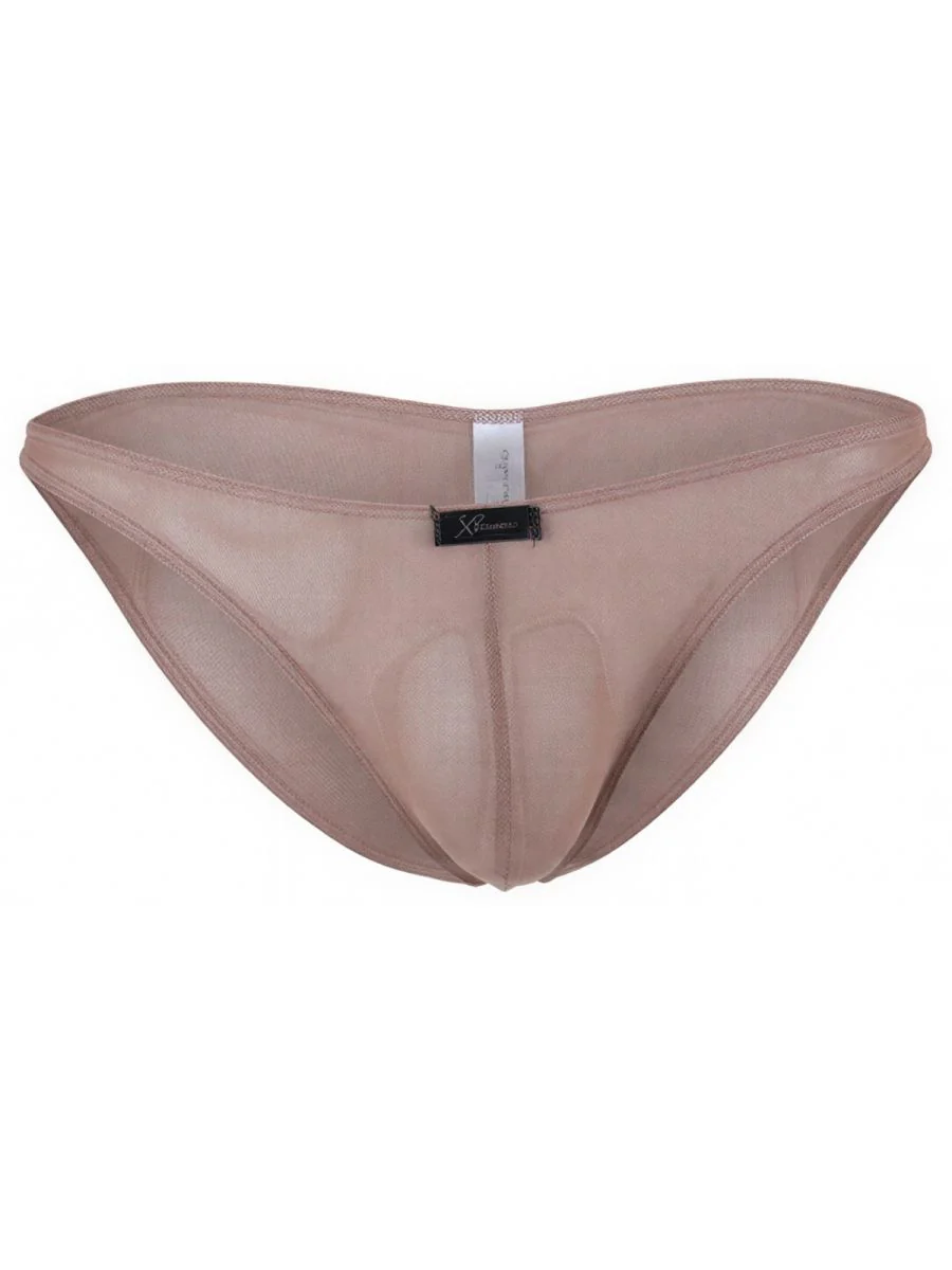 Xtremen 91264 Mens Underwear Microfiber Mesh Bikini Color Brown - Image 5