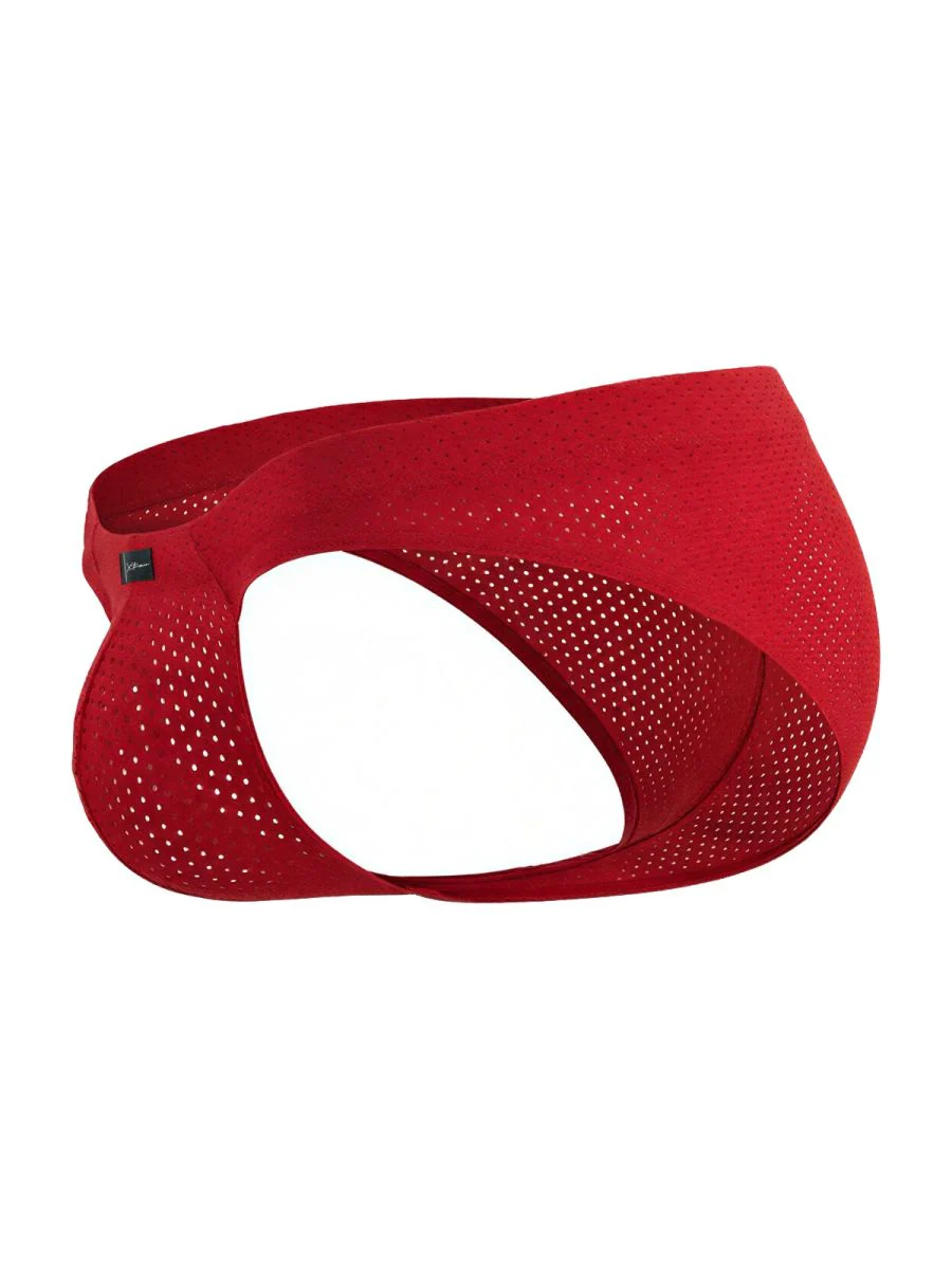 Xtremen 91270 Microfiber Mesh Briefs Color Red - Image 7
