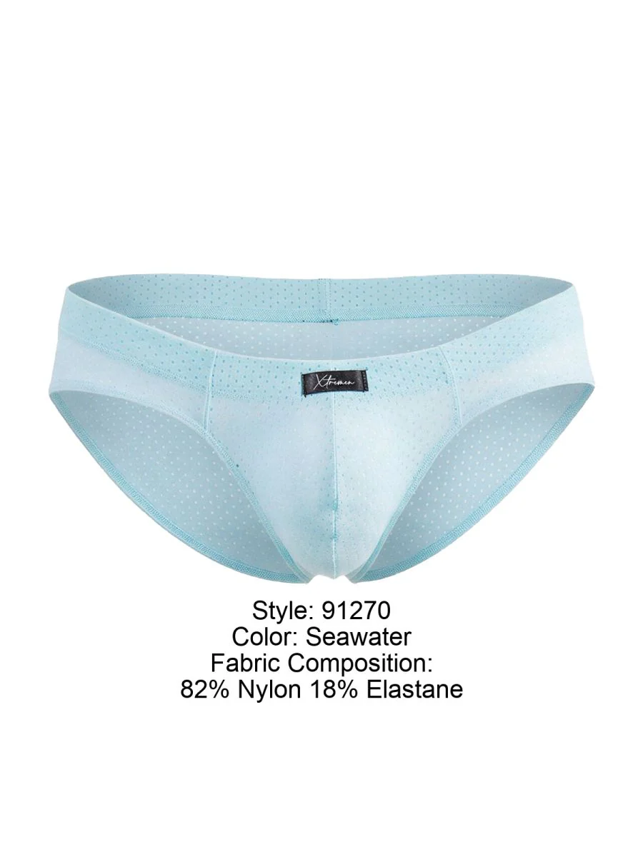 Xtremen 91270 Microfiber Mesh Briefs Color Seawater - Image 8