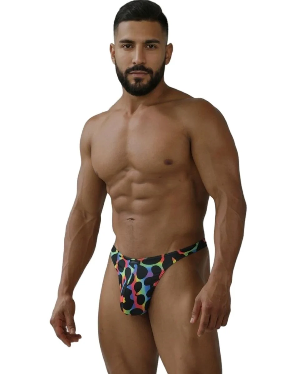 Xtremen 91284 Printed Microfiber Thongs Color Mushroom - Image 4