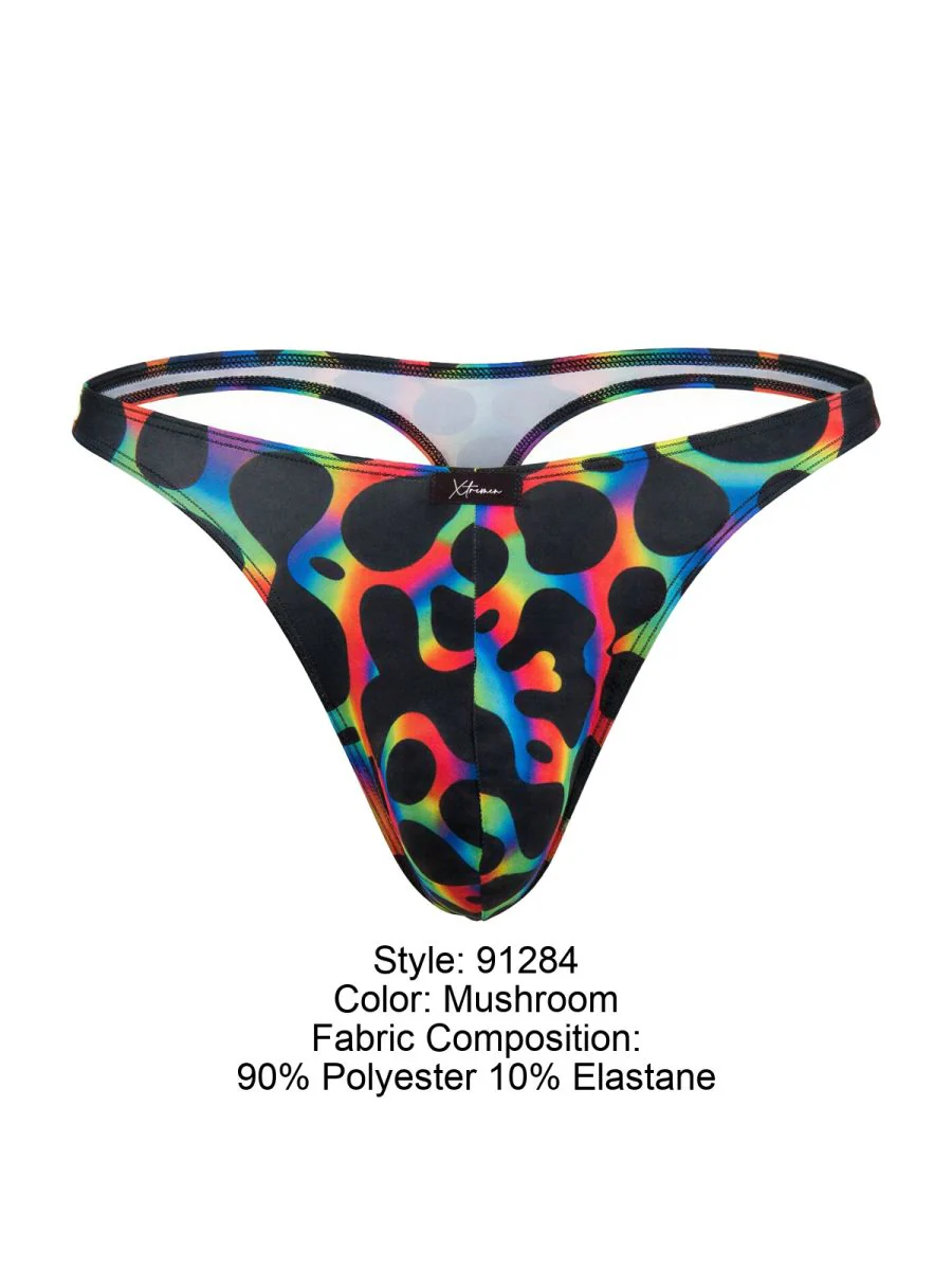 Xtremen 91284 Printed Microfiber Thongs Color Mushroom - Image 8