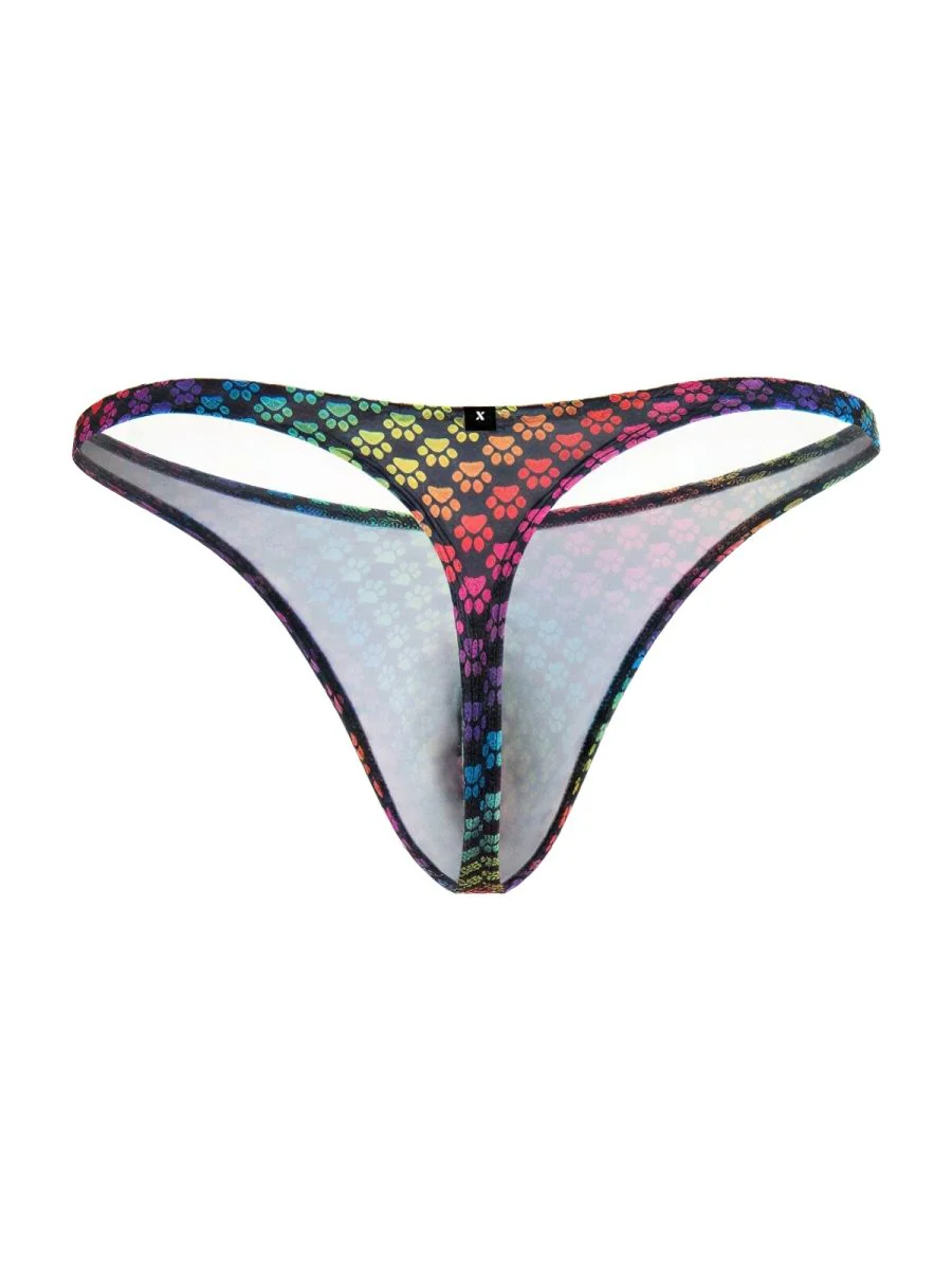 Xtremen 91284 Printed Microfiber Thongs Color Paw print - Image 6