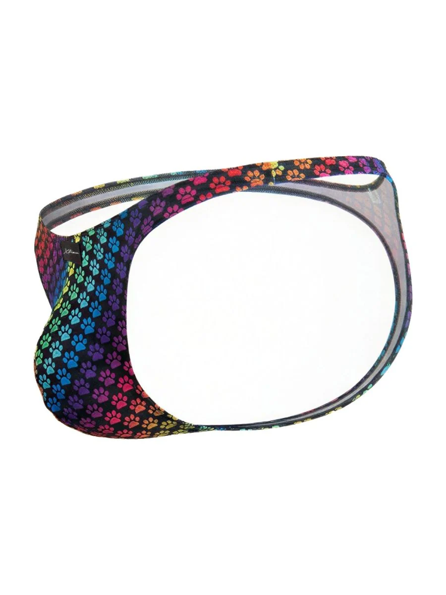 Xtremen 91284 Printed Microfiber Thongs Color Paw print - Image 7